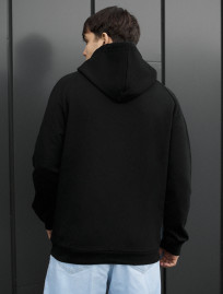 Bluza Staff re black logo oversize