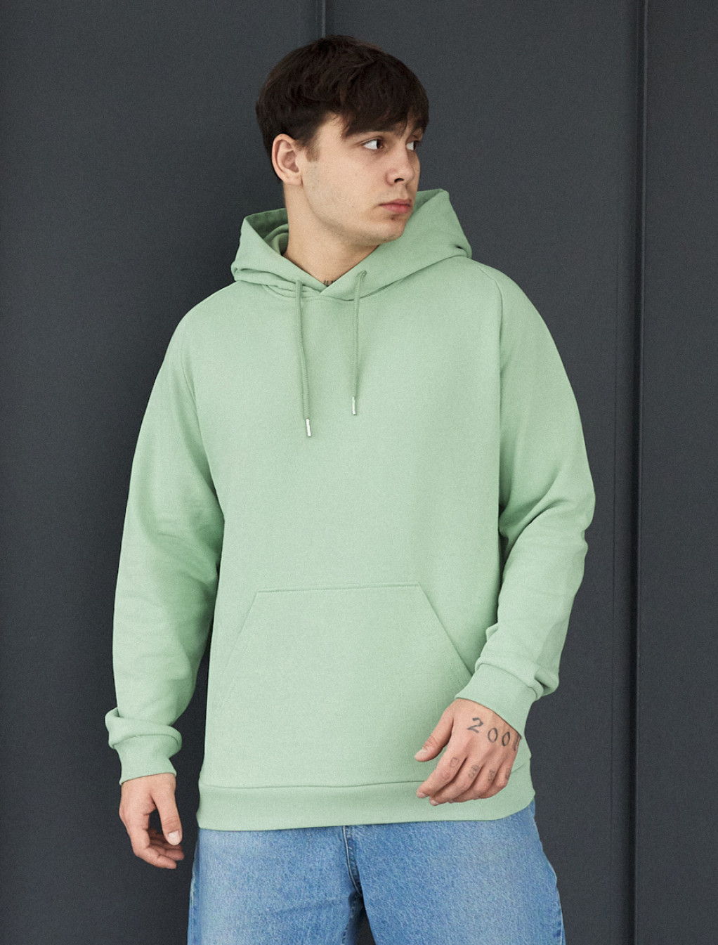 Bluza Staff re mint oversize