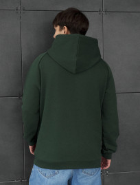 Bluza Staff re dark green logo oversize