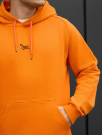Bluza Staff re orange logo oversize