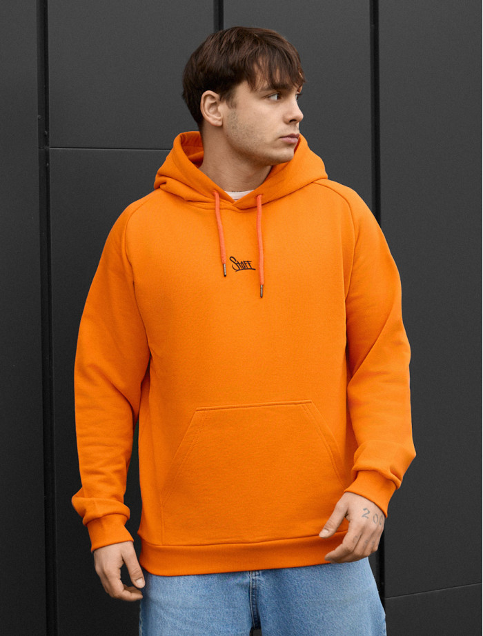 Bluza Staff re orange logo oversize