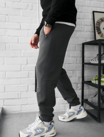 Spodnie dresowe Staff che dark gray