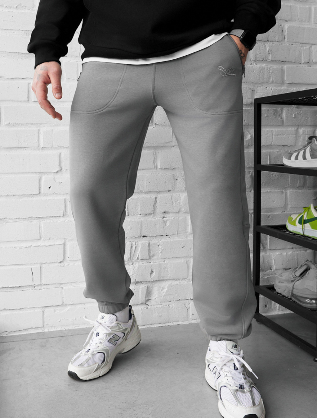 Spodnie dresowe Staff che gray