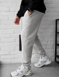 Spodnie dresowe Staff che light gray