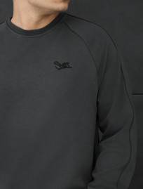 Bluza Staff dark gray logo reflective