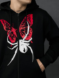 Bluza Staff spider & butterfly oversize