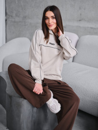 Bluza Staff jo light beige reflective