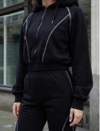 Dres Staff so black zip oversize