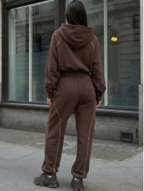 Dres Staff so brown zip oversize