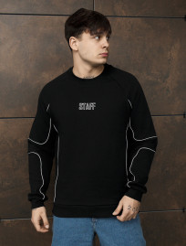 Bluza Staff black logo reflective