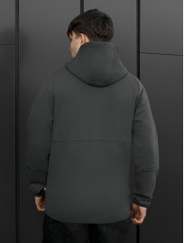 Bluza Staff logo zip dark gray