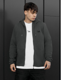 Bluza Staff logo zip dark gray