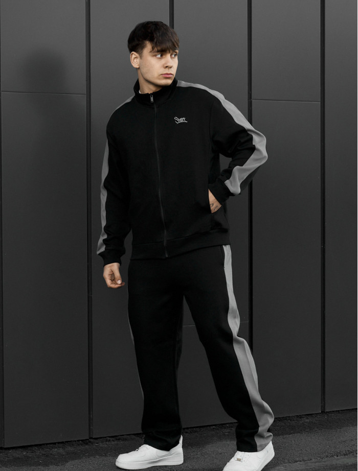 Dres Staff el zip logo black & gray
