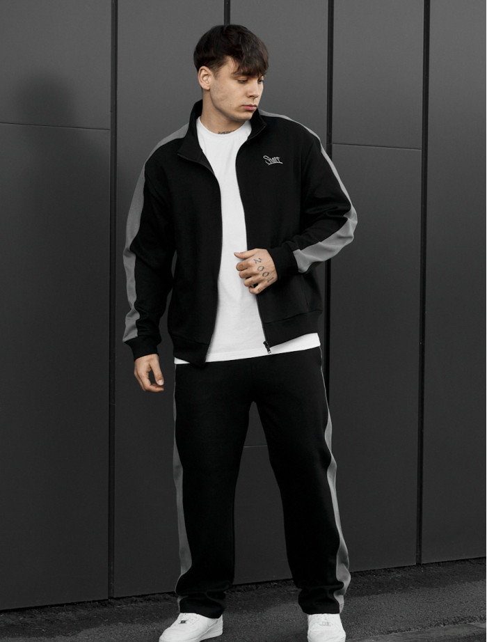 Dres Staff el zip logo black & gray