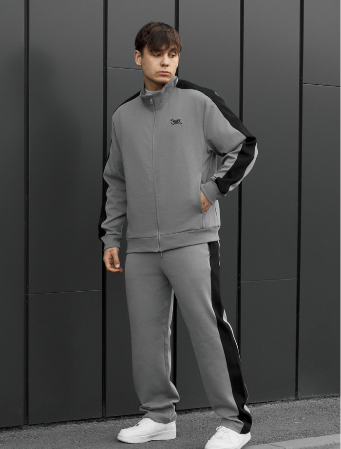 Dres Staff el zip logo gray & black