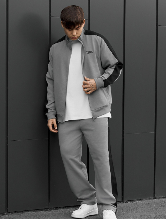 Dres Staff el zip logo gray & black