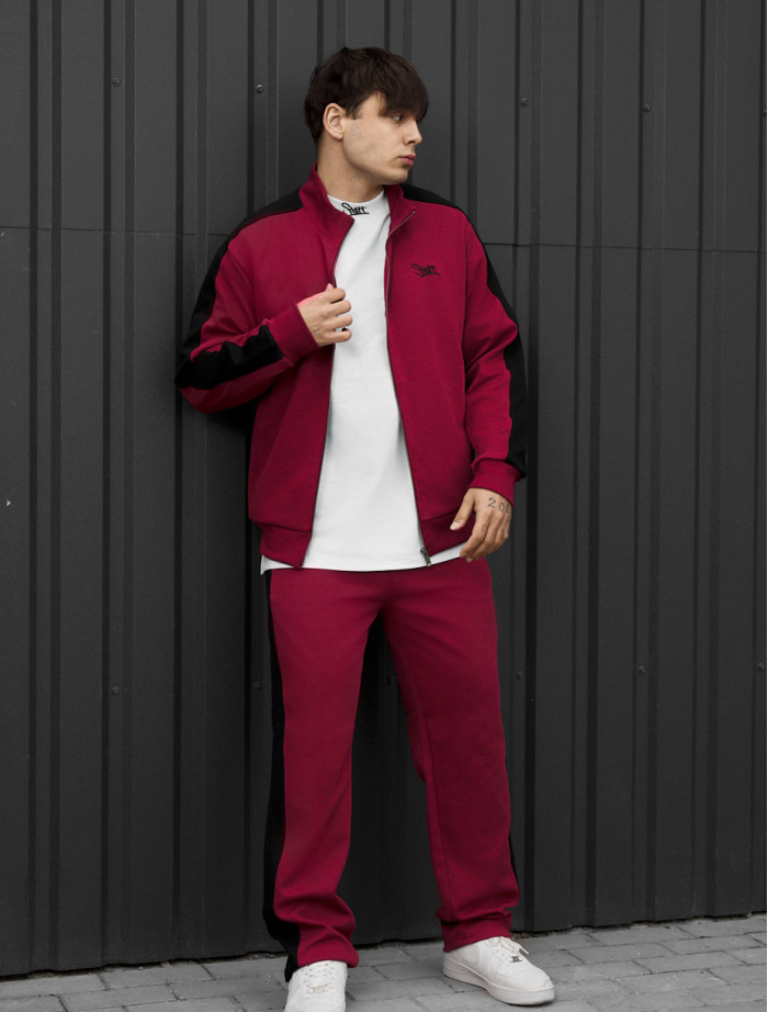 Dres Staff el zip logo bordo & black