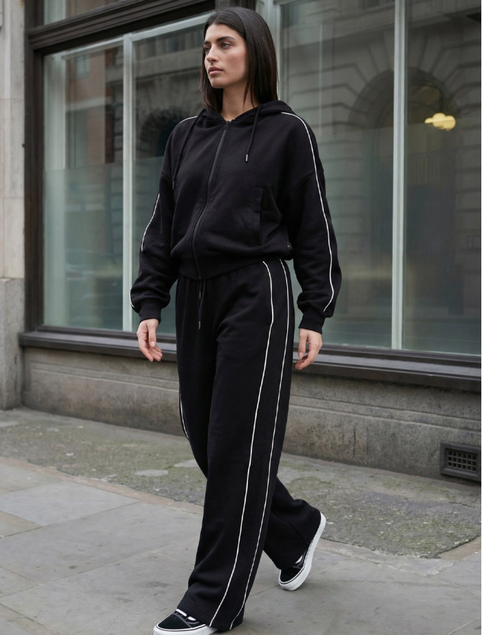 Dres Staff ur zip reflective black