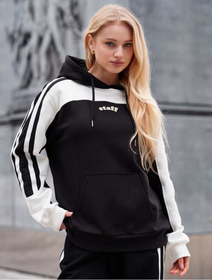 Bluza Staff pas logo black & white