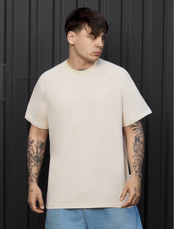 Koszulka Staff light beige reglan