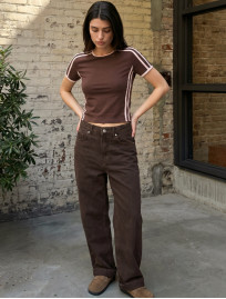 Koszulka Staff ti brown & stripes