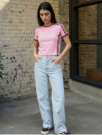Koszulka Staff ti pink & stripes