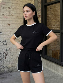 Komplet koszulka + spodenki Staff ku black