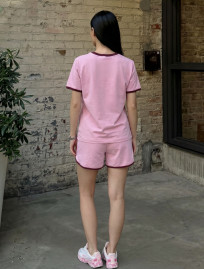 Komplet koszulka + spodenki Staff ku pink