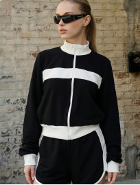 Komplet olimpijka + spodenki Staff ge black & white