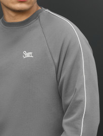 Bluza Staff gray logo reflective