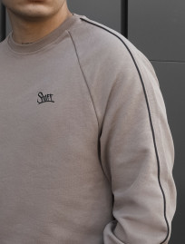 Bluza Staff beige logo reflective