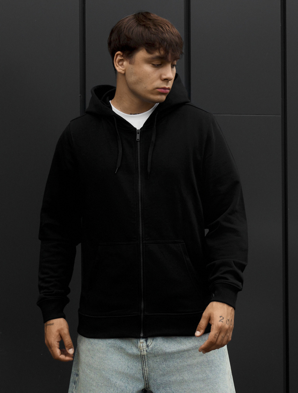 Bluza Staff vi zip black
