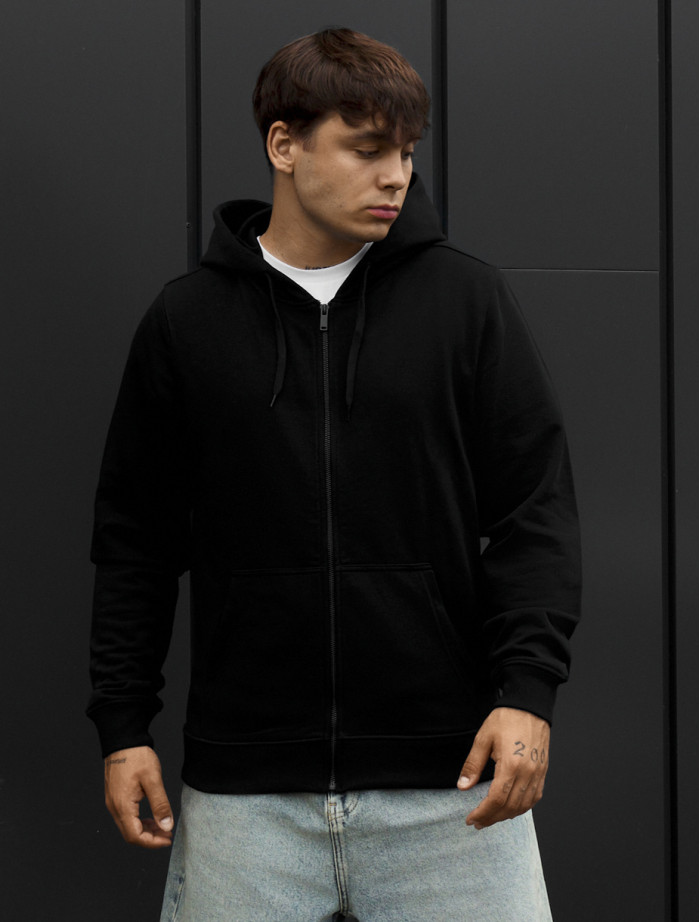 Bluza Staff vi zip black