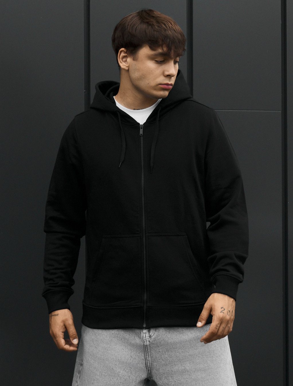 Bluza Staff vi zip black