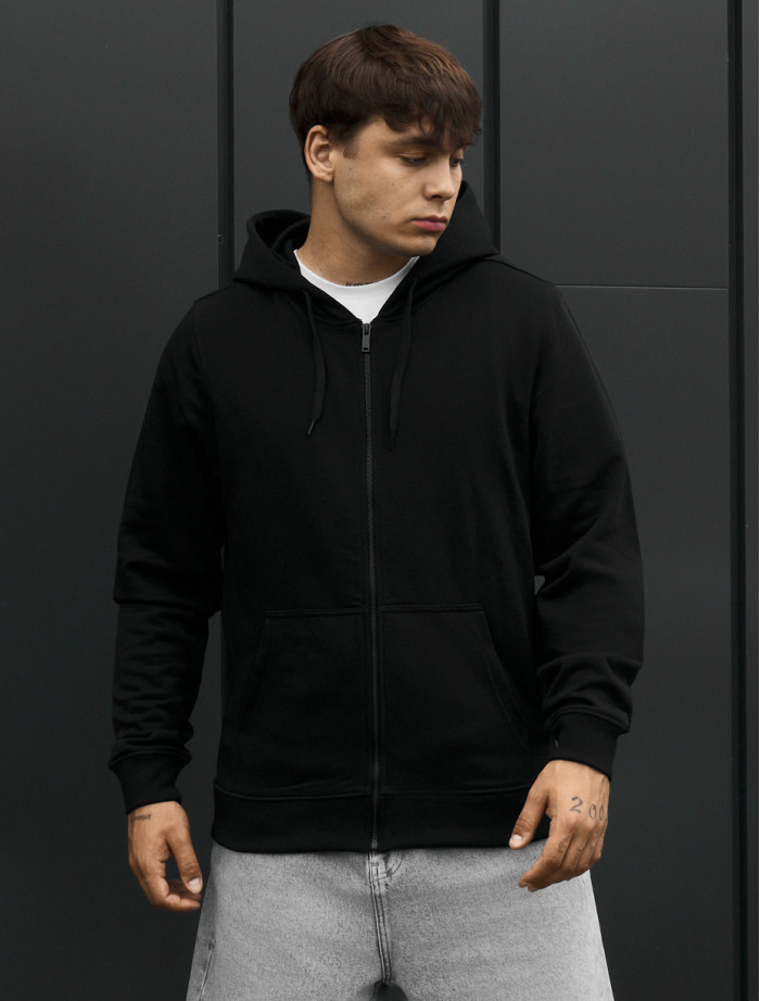 Bluza Staff vi zip black