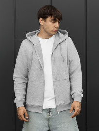 Bluza Staff vi zip gray melange