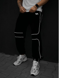 Spodnie dresowe Staff en black reflective