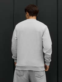 Bluza Staff logo light gray reflective