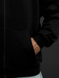 Bluza Staff bo zip black oversize