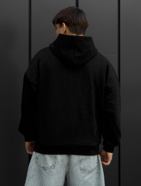 Bluza Staff bo zip black oversize
