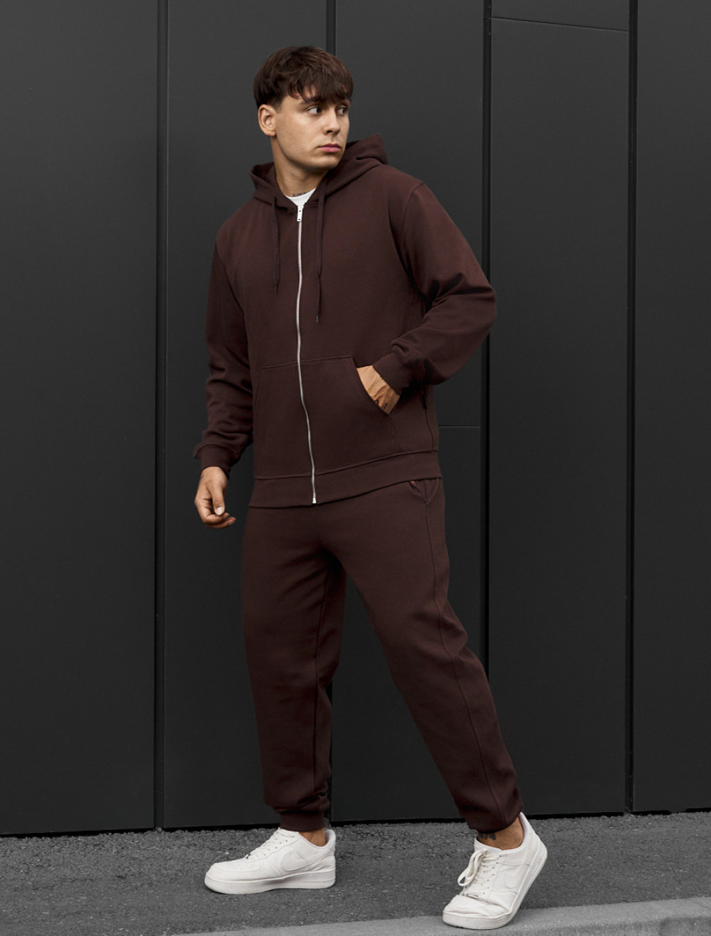 Dres Staff wl zip dark brown