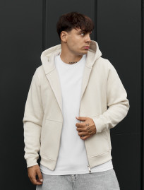 Bluza Staff zip milk fleece