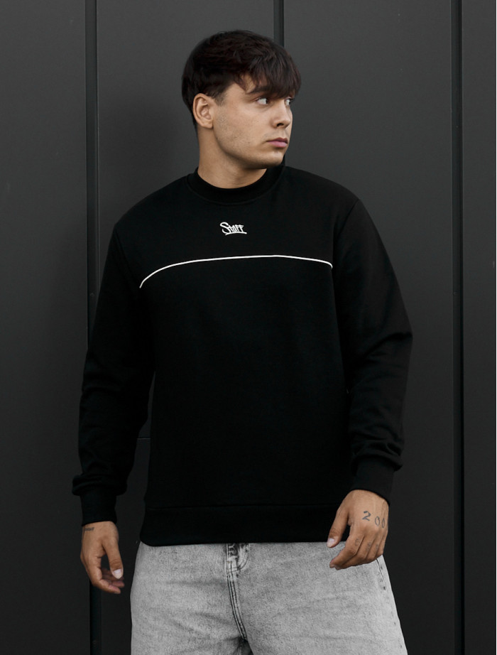 Bluza Staff logo black reflective fleece