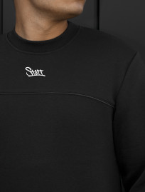 Bluza Staff logo dark gray reflective fleece