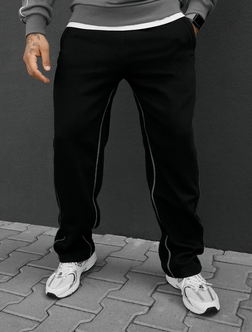 Spodnie dresowe Staff kl black fleece