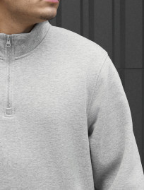 Dres Staff zeu gray melange fleece