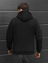 Bluza Staff vi zip logo black fleece