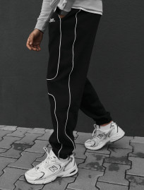 Spodnie dresowe Staff en black reflective fleece