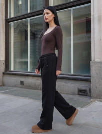 Spodnie Staff ril black fleece