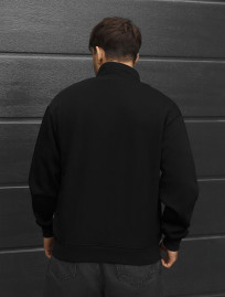 Olimpijka Staff chi zip black oversize fleece